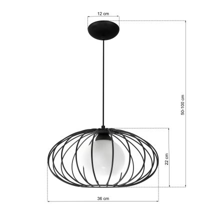 Candelabro num fio KRONOS 1xE14/40W/230V