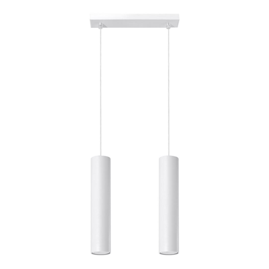 Candelabro num fio LAGOS 2 2xGU10/40W/230V branco