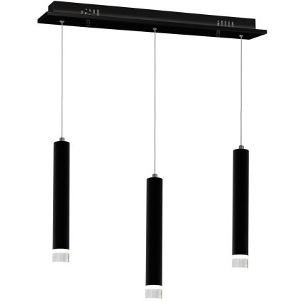 Candelabro num fio LED CARBON 3xLED/15W/230V