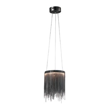 Candelabro num fio LED CASCATA BLACK LED/18W/230V