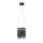 Candelabro num fio LED CASCATA BLACK LED/18W/230V
