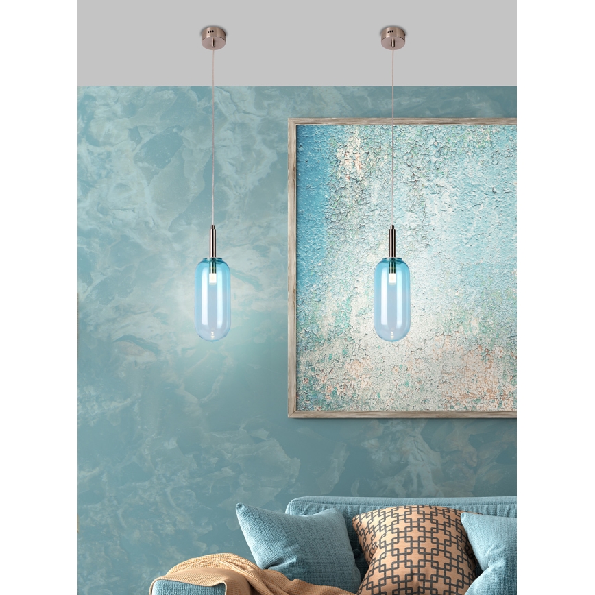 Candelabro num fio LED FIUGGI LED/6W/230V AZUL