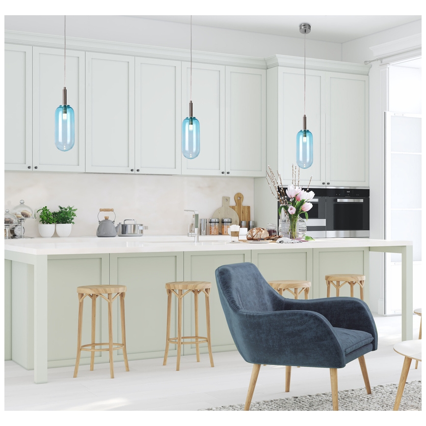 Candelabro num fio LED FIUGGI LED/6W/230V AZUL
