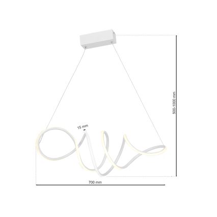 Candelabro num fio LED LOCA LED/50W/230V