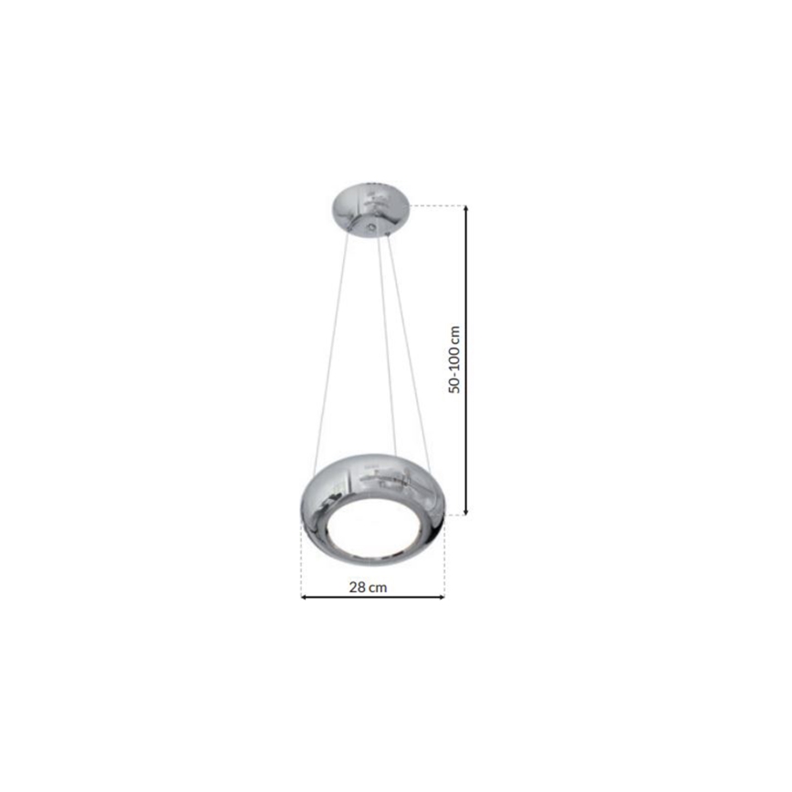 Candelabro num fio LED MERCURIO 1xLED/12W/230V