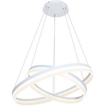 Candelabro num fio LED RING com controlo remoto LED/60W/230V