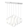 Candelabro num fio LED VERTIGO LED/86W/230V branco