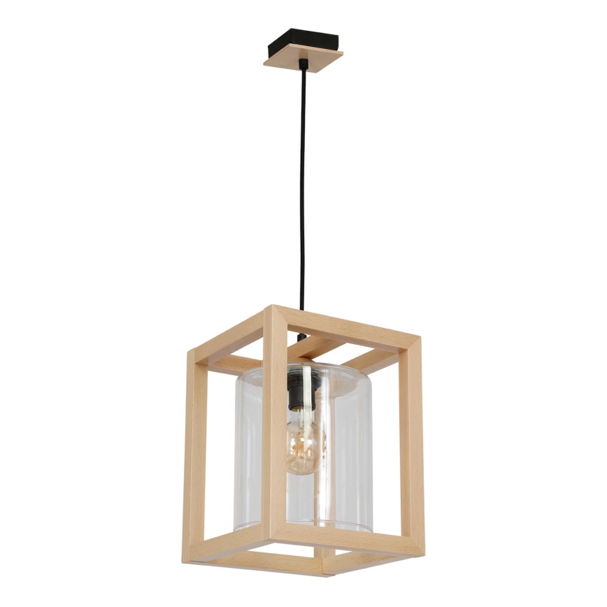 Candelabro num fio LEGNO 1xE27/60W/230V