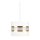 Candelabro num fio LIND 1xE27/60W/230V branco