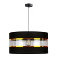 Candelabro num fio LIND 1xE27/60W/230V preto antigo