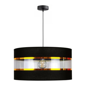 Candelabro num fio LIND 1xE27/60W/230V preto antigo
