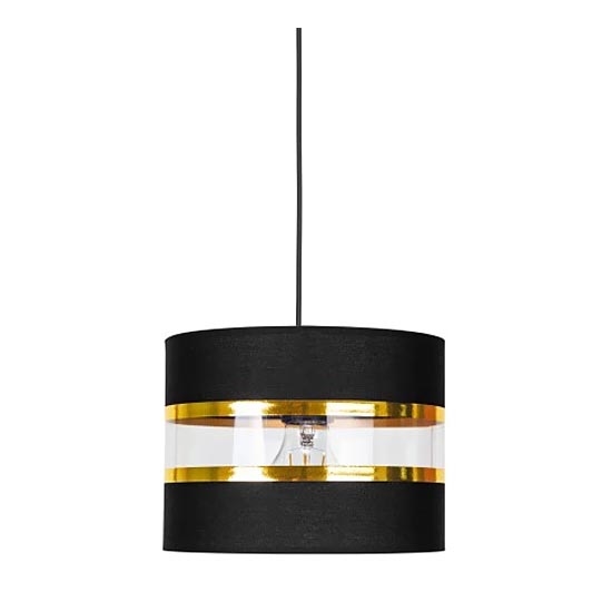 Candelabro num fio LIND 1xE27/60W/230V preto antigo