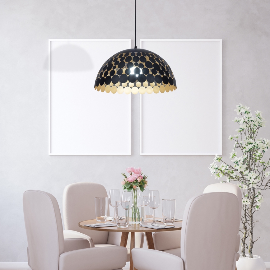 Candelabro num fio LISA BLACK 1xE27/60W/230V