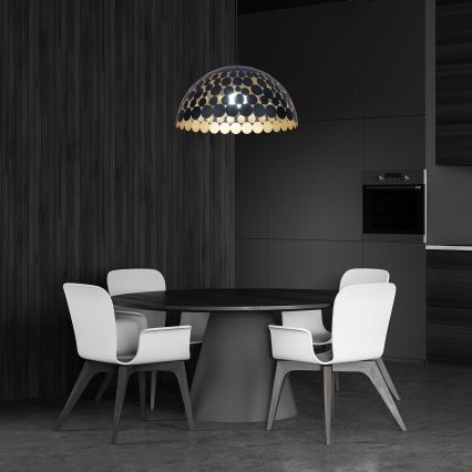 Candelabro num fio LISA BLACK 1xE27/60W/230V