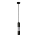 Candelabro num fio MAGNUMA 1xGU10/50W/230V preto antigo/cromo brilhante