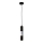 Candelabro num fio MAGNUMA 1xGU10/50W/230V preto antigo/cromo brilhante