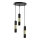 Candelabro num fio MAGNUMA 3xGU10/50W/230V preto antigo/dourado