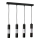 Candelabro num fio MAGNUMA 4xGU10/50W/230V preto antigo/cromo brilhante