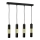 Candelabro num fio MAGNUMA 4xGU10/50W/230V preto antigo/dourado