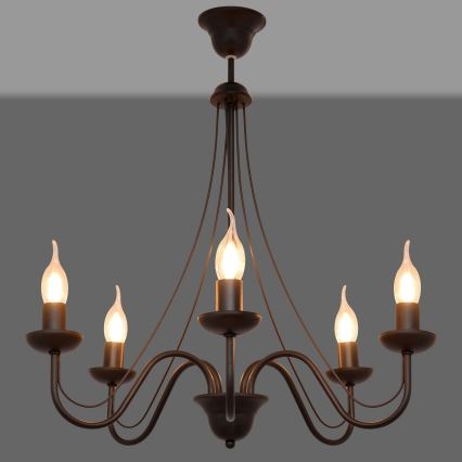 Candelabro num fio MALBO II 5xE14/10W/230V