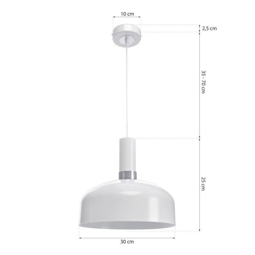 Candelabro num fio MALMO 1xE27/60W/230V