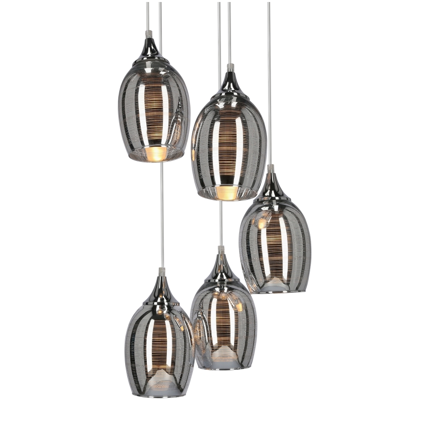 Candelabro num fio MARINA 5xE27/60W/230V