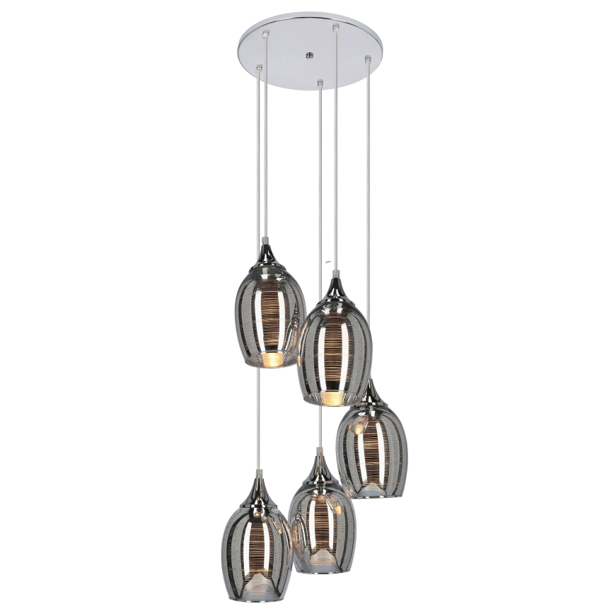 Candelabro num fio MARINA 5xE27/60W/230V