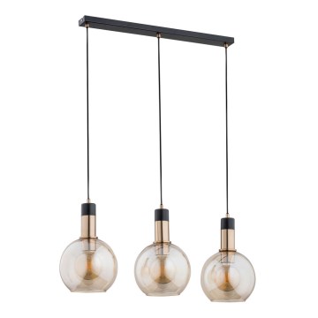 Candelabro num fio MAYA 3xE27/60W/230V bronze