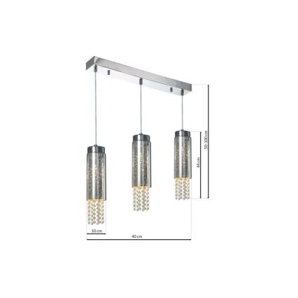 Candelabro num fio MOONLIGHT 3xE14/40W/230V