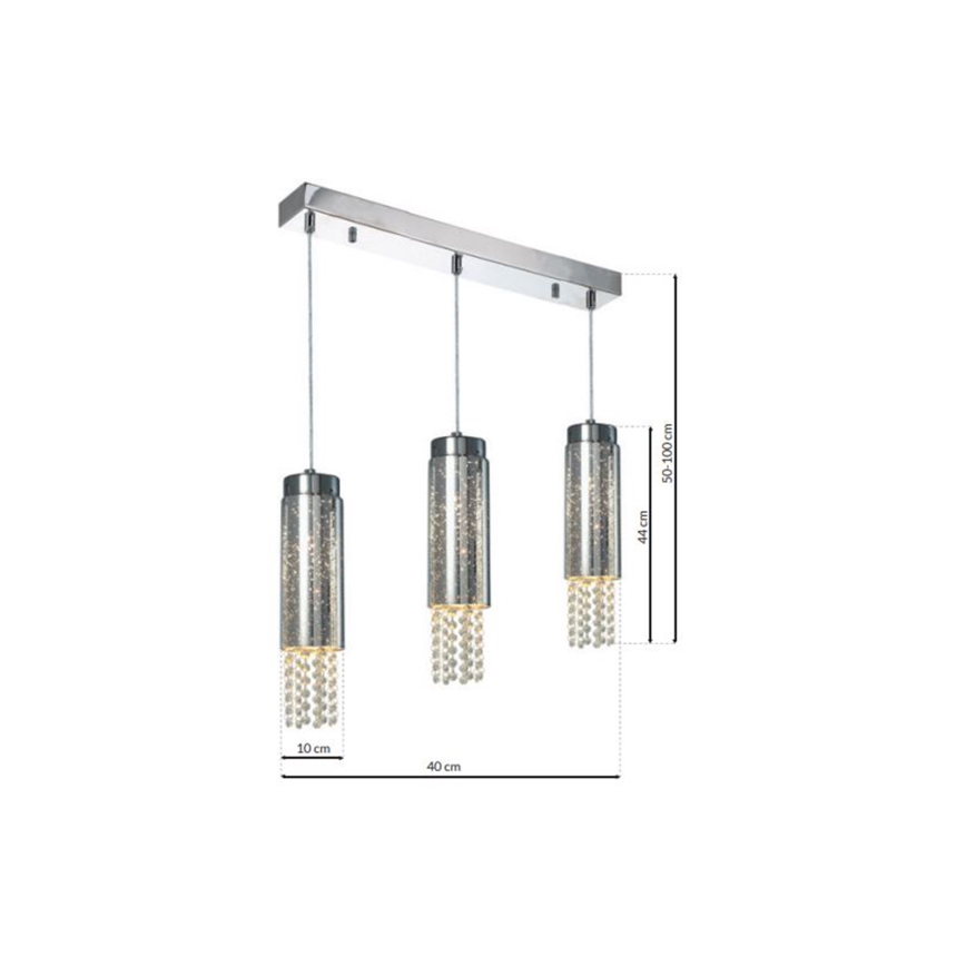 Candelabro num fio MOONLIGHT 3xE14/40W/230V