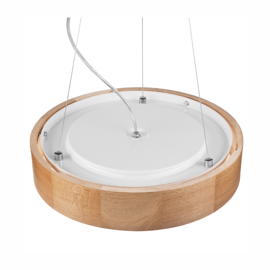 Candelabro num fio OAK 2xE27/60W/230V carvalho ø 37 cm
