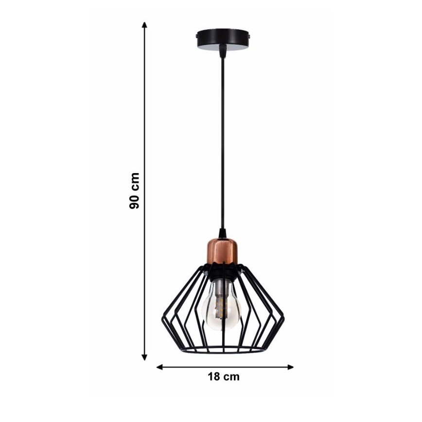 Candelabro num fio PORTO 1xE27/40W/230V