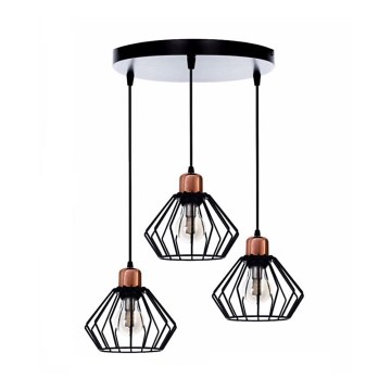 Candelabro num fio PORTO 3xE27/40W/230V