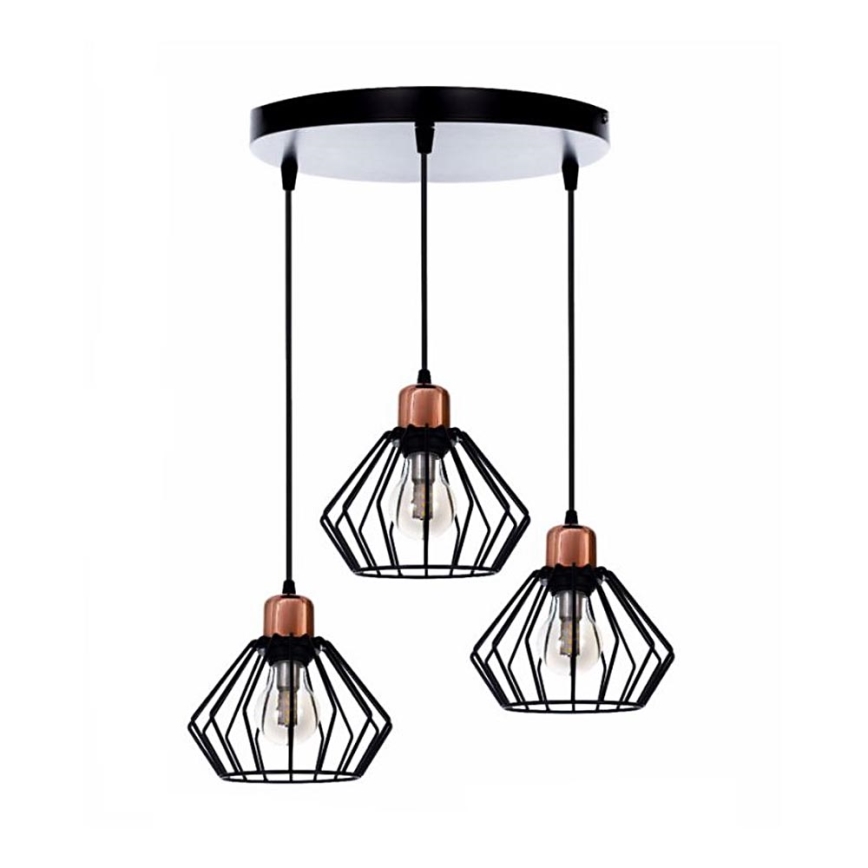 Candelabro num fio PORTO 3xE27/40W/230V