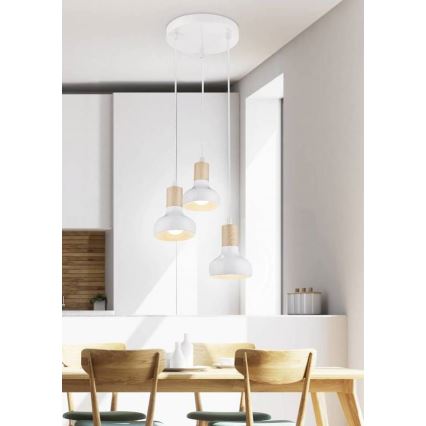 Candelabro num fio PUERTO 3xE14/40W/230V