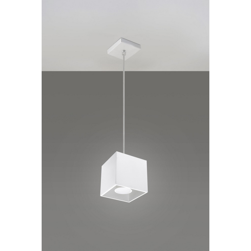Candelabro num fio QUAD 1 1xGU10/40W/230V branco