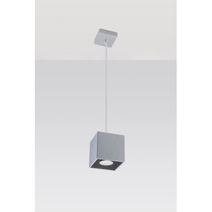 Candelabro num fio QUAD 1 1xGU10/40W/230V cinzento