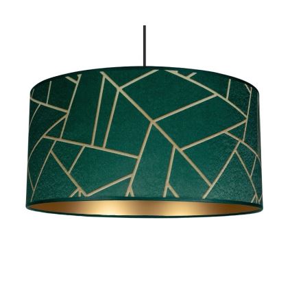 Candelabro num fio RELLA 1xE27/60W/230V verde/dourado