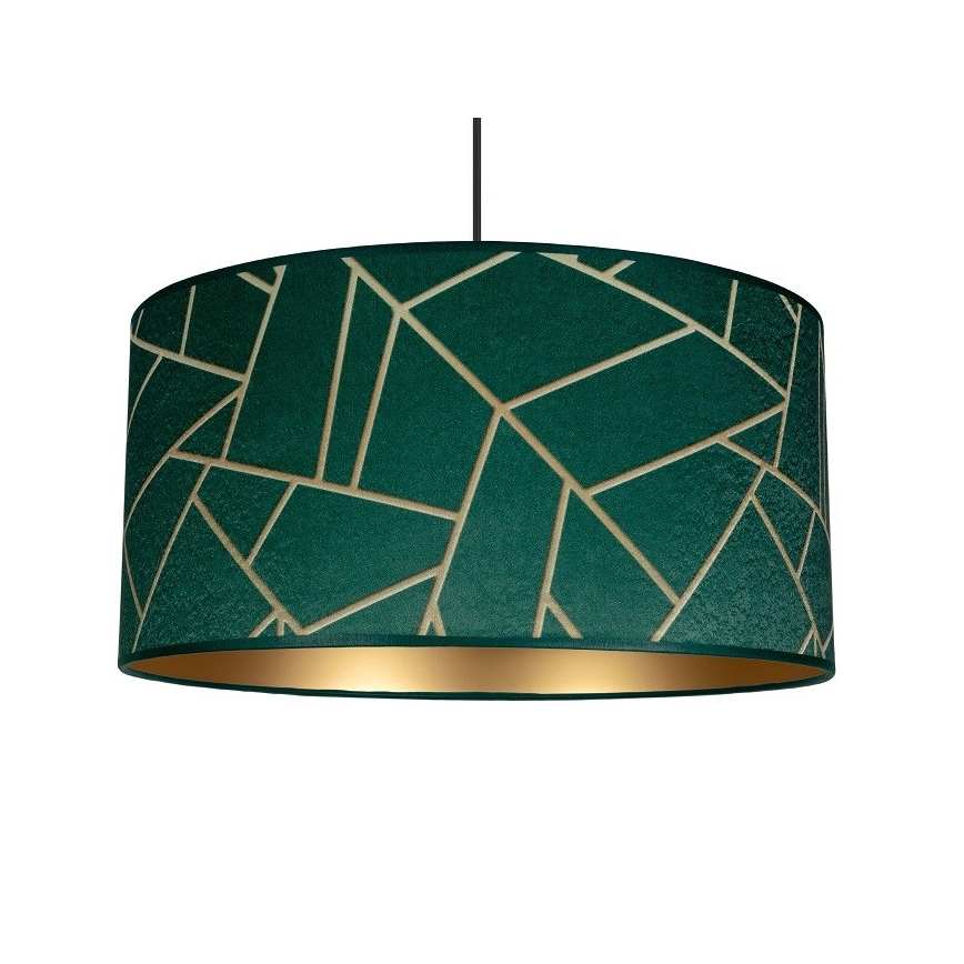 Candelabro num fio RELLA 1xE27/60W/230V verde/dourado