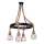 Candelabro num fio ROPE ALEGRA 4xE27/10W/230V