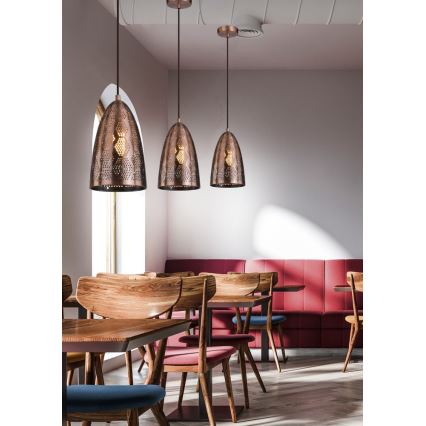 Candelabro num fio SFINKS 1xE27/60W/230V cobre