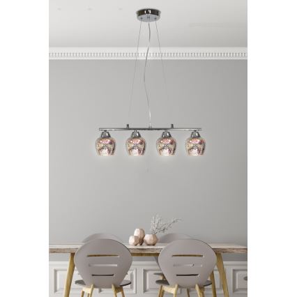 Candelabro num fio SIRIUS 4xE27/60W/230V