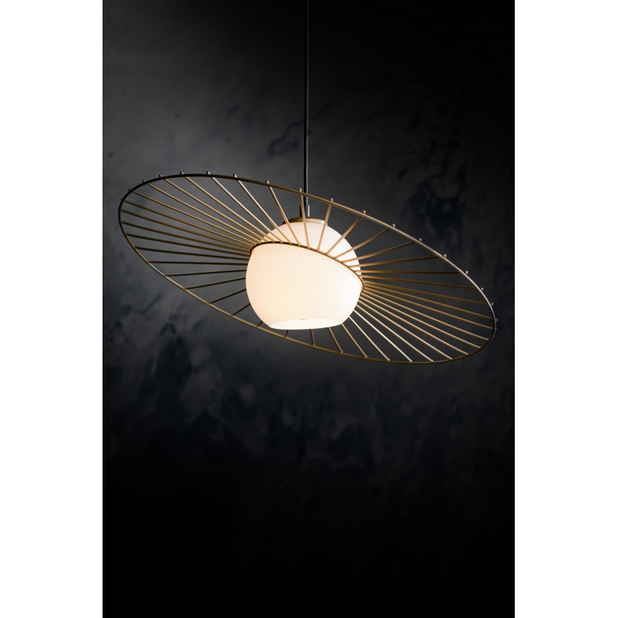 Candelabro num fio SOL 1xE27/60W/230V dourado