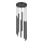 Candelabro num fio STALACTITE LASER 8xG9/2,5W/230V preto antigo