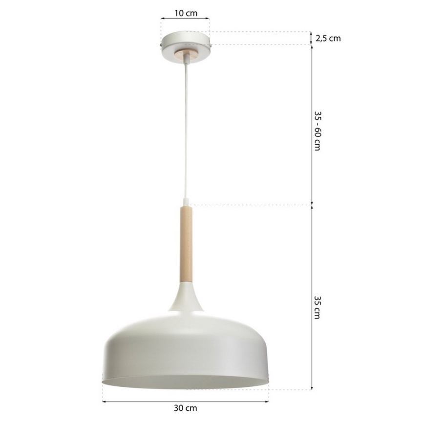 Candelabro num fio TAYLOR 1xE27/60W/230V