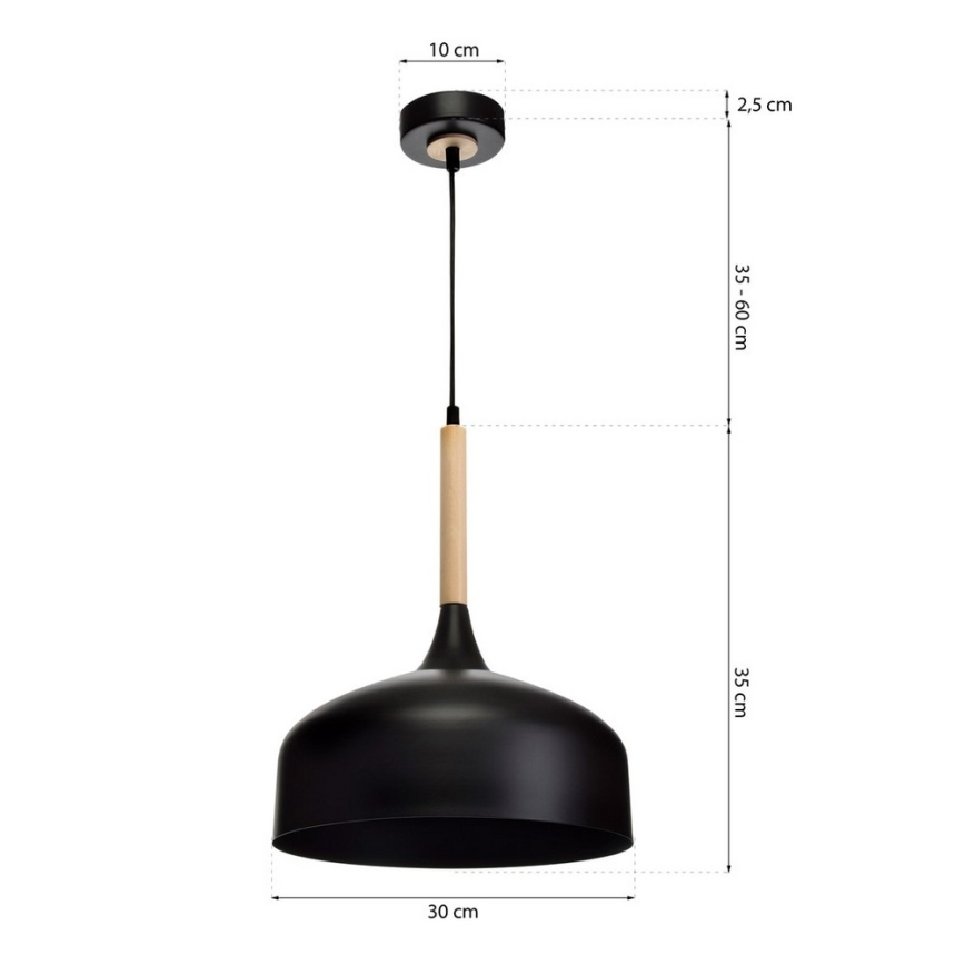 Candelabro num fio TAYLOR 1xE27/60W/230V