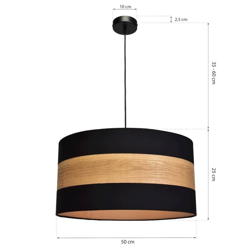 Candelabro num fio TERRA 1xE27/60W/230V