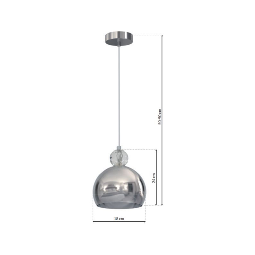 Candelabro num fio TOLEDO 1xE27/60W/230V