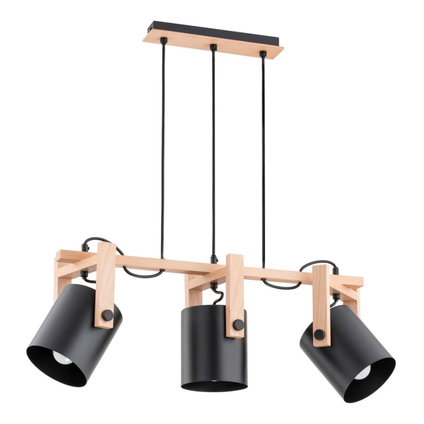 Candelabro num fio TROIS 3xE27/60W/230V