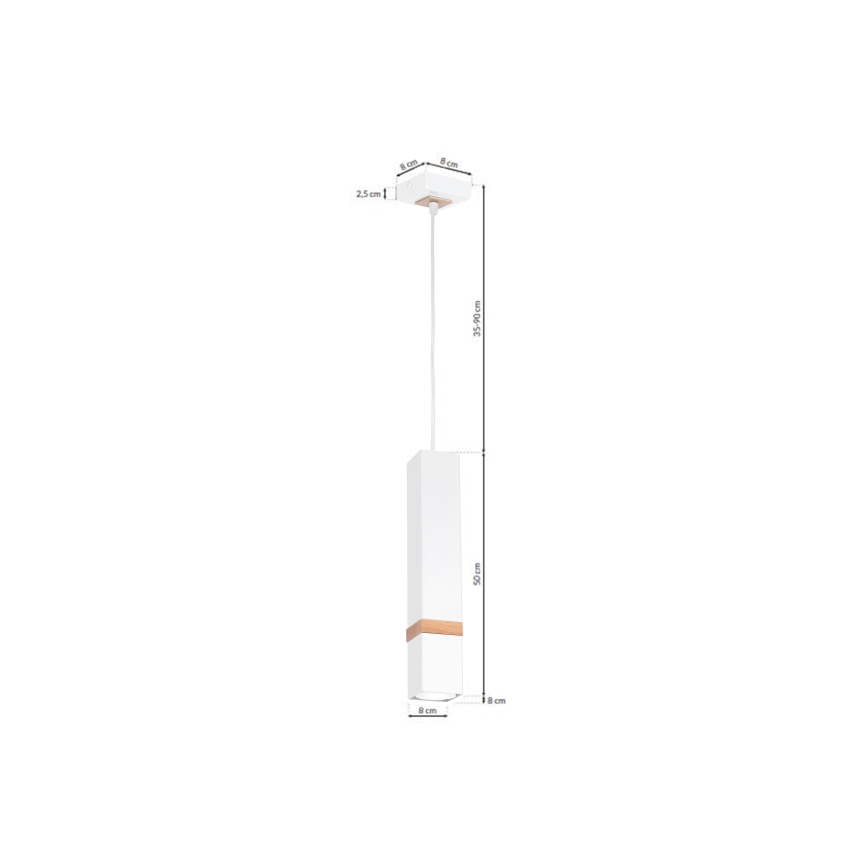 Candelabro num fio VIDAR 1xGU10/25W/230V